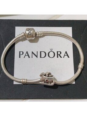 Pandora Sterling Silver 7.0" Starter Bracelet & Santa's Christmas Sleigh 790562G